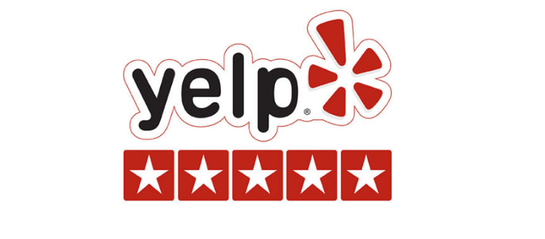 5 Stars on Yelp